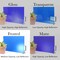 Cast Acrylic in a Variety of Solid Opaque Colors, 2.6mm (1/8th Inch), CO2 Laser & Glowforge Performance Series Ready, Craft Closet Brand, 12x12, 12x19, 12x6,